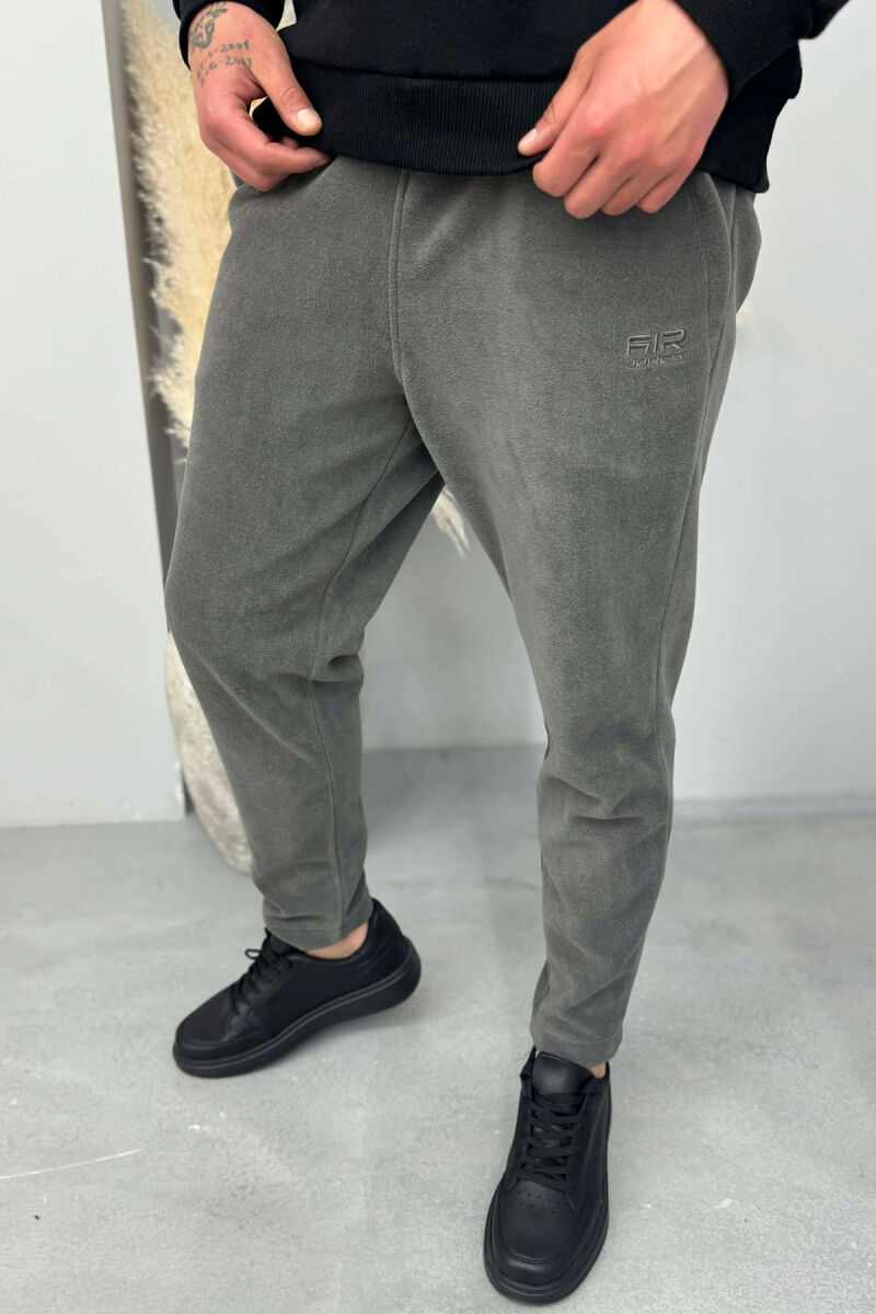 ONE COLOR POLAR SIMPLE MEN SWEATPANTS GREY ASH/GRI HIRI - 2