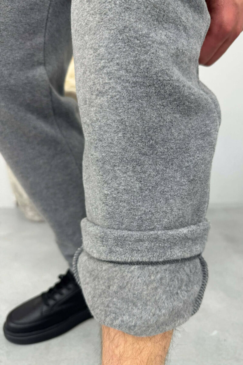 ONE COLOR POLAR SIMPLE MEN SWEATPANTS GREY/GRI - 5