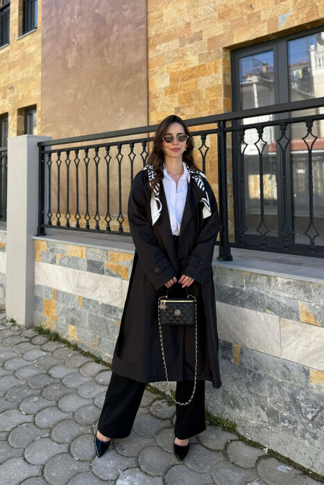 PARDESY NJE NGJYRESHE ME LIDHESE DHE ME DETAJIN E SHALLIT PER FEMRA NE NGJYRE TE ZEZE - KLAUDIO FASHION