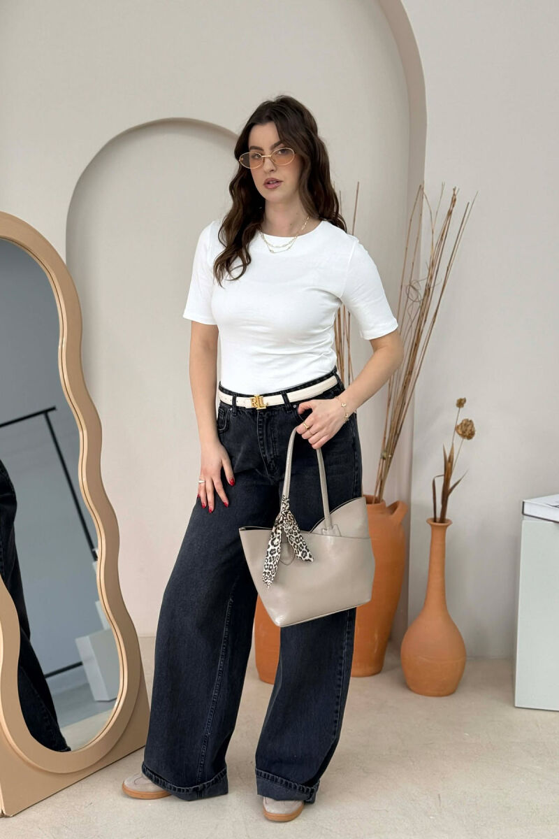 ÇANTE NJE NGHJYRESHE ME DETAJIN E SHALLIT PER FEMRA NE NGJYRE BEZHE - 7