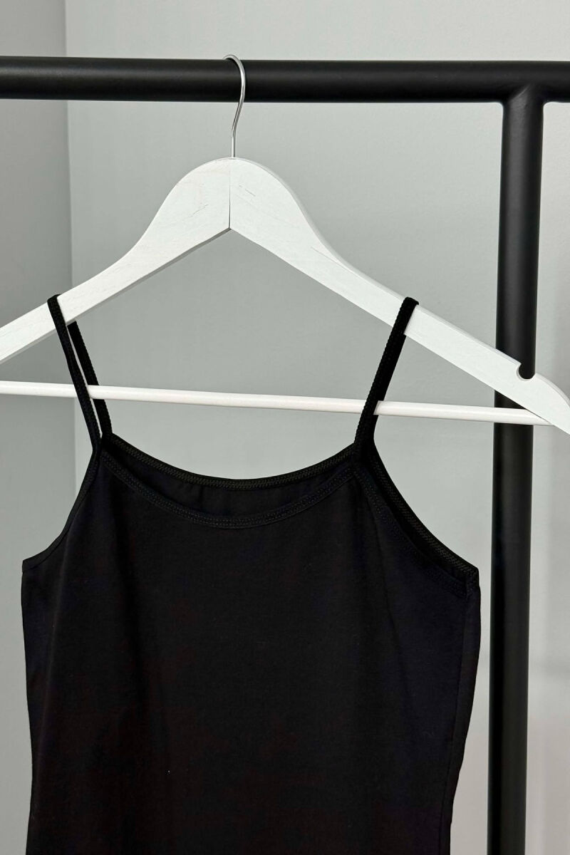 ONE COLOR SIMPLE BODY WOMEN SINGET BLACK/ E ZEZE - 4