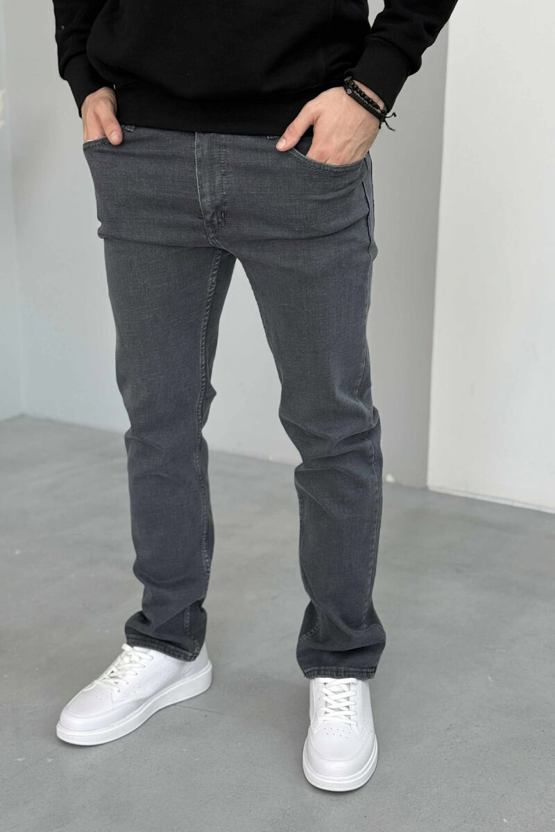 ONE COLOR SIMPLE ELASTIC MEN JEANS GREY/GRI - 2