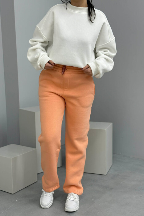 TUTA TE THJESHTA NJE NGJYRESHE ME PUSH PER FEMRA NE NGJYRE SALMON - KLAUDIO FASHION