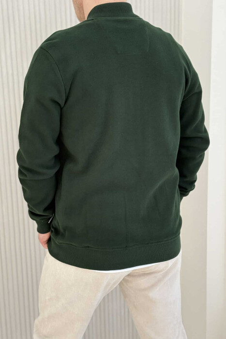 ONE COLOR SIMPLE MEN JACKET GREEN/JESHILE - 2