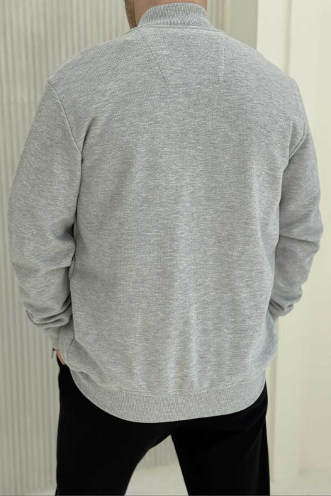 ONE COLOR SIMPLE MEN JACKET LIGHT GREY/GZ - 3