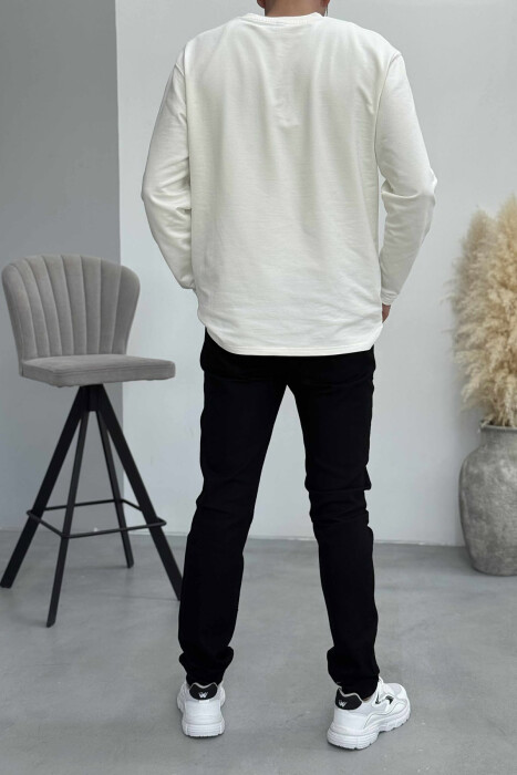 ONE COLOR SIMPLE MEN JEANS BLACK/ E ZEZE - 4