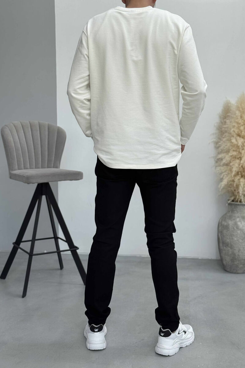 ONE COLOR SIMPLE MEN JEANS BLACK/ E ZEZE - 4