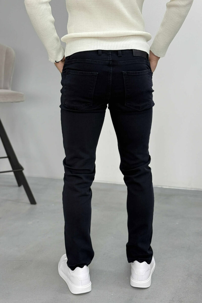 ONE COLOR SIMPLE MEN JEANS BLACK/ E ZEZE - 3