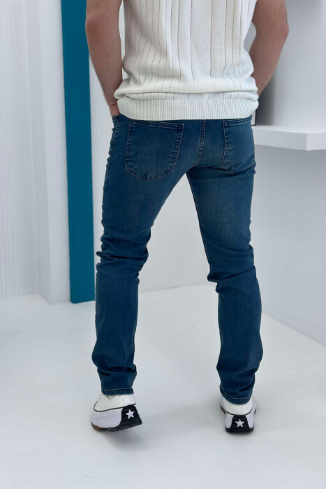 ONE COLOR SIMPLE MEN JEANS BLUE/BLU - 4