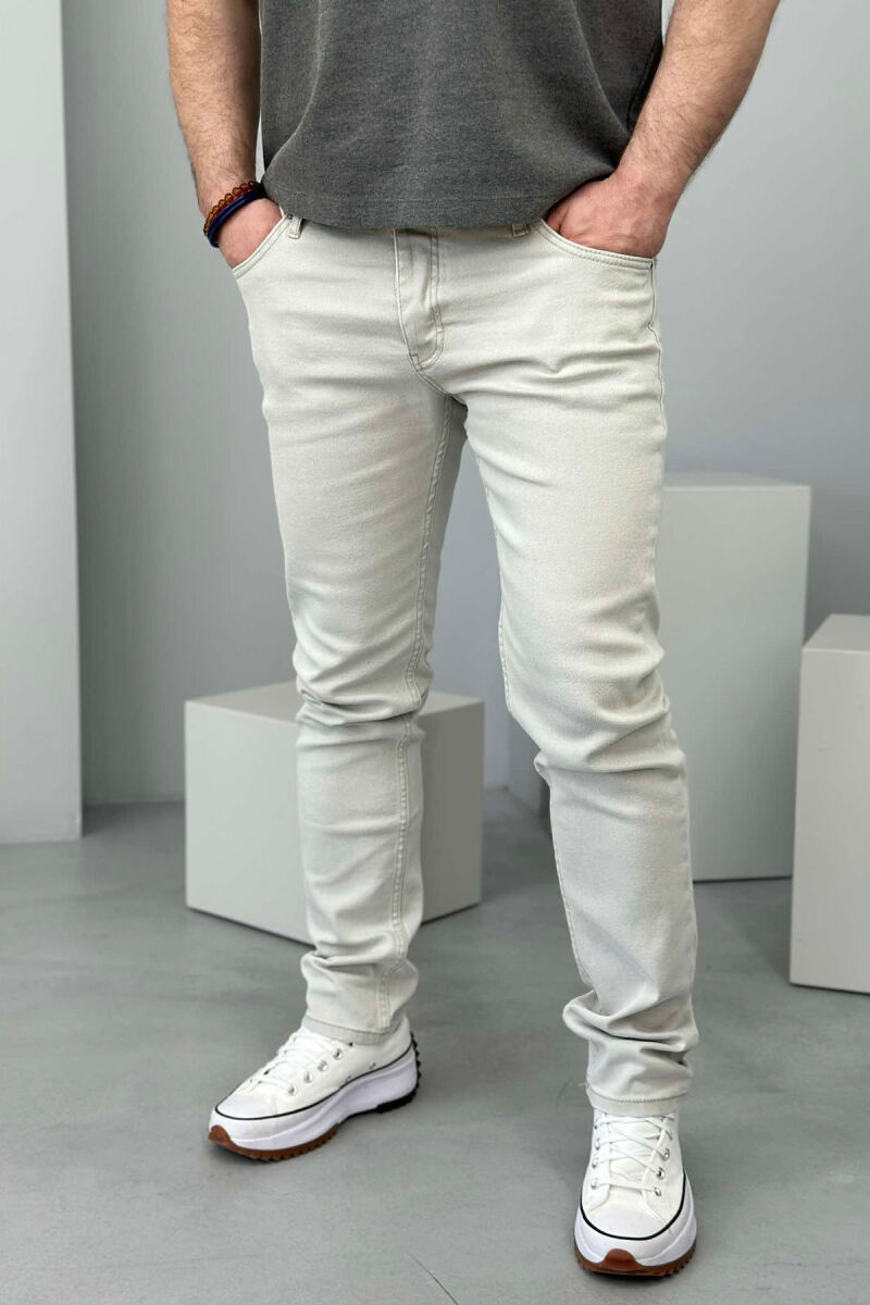 ONE COLOR SIMPLE MEN JEANS LIGHT GREY/GZ - 2