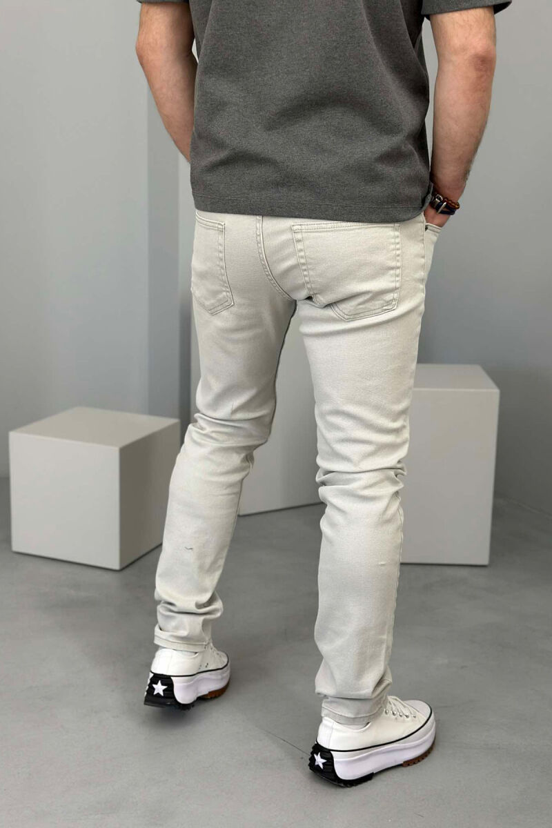 ONE COLOR SIMPLE MEN JEANS LIGHT GREY/GZ - 4
