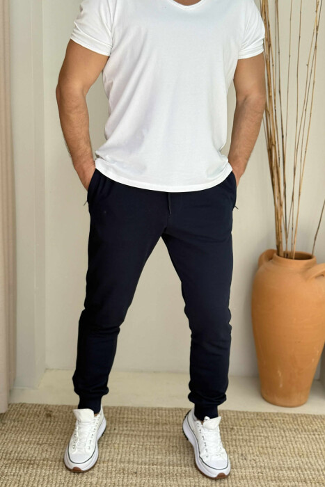 ONE COLOR SIMPLE MEN JOGGERS BLUE/BLU 