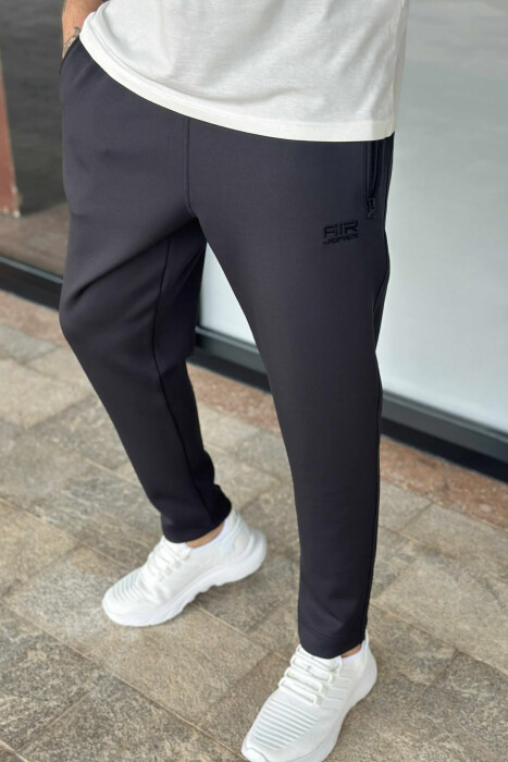 ONE COLOR SIMPLE MEN SWEATPANTS DARK GREY/GEE 