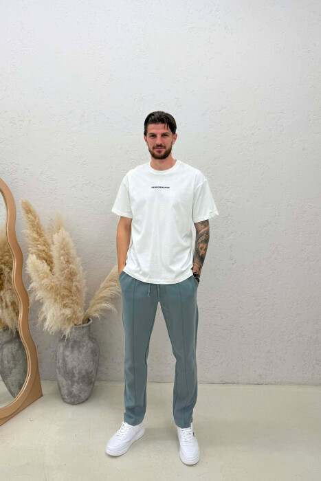 TUTA TE THJESHTA PER MESHKUJ NE NGJYRE GRI HIRI - KLAUDIO FASHION