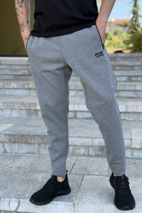 ONE COLOR SIMPLE MEN SWEATPANTS LIGHT GREY/GZ 