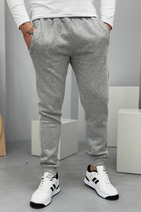 ONE COLOR SIMPLE MEN SWEATPANTS LIGHT GREY/GZ 