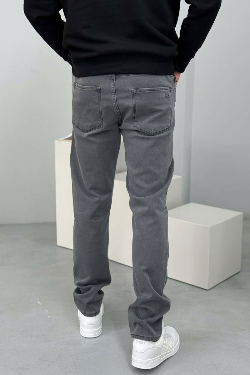 ONE COLOR SIMPLE REGULAR MEN JEANS GREY/GRI - 4