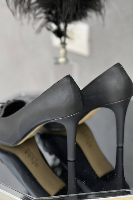 ONE COLOR SIMPLE WOMAN HEELS BLACK/ E ZEZE - 2