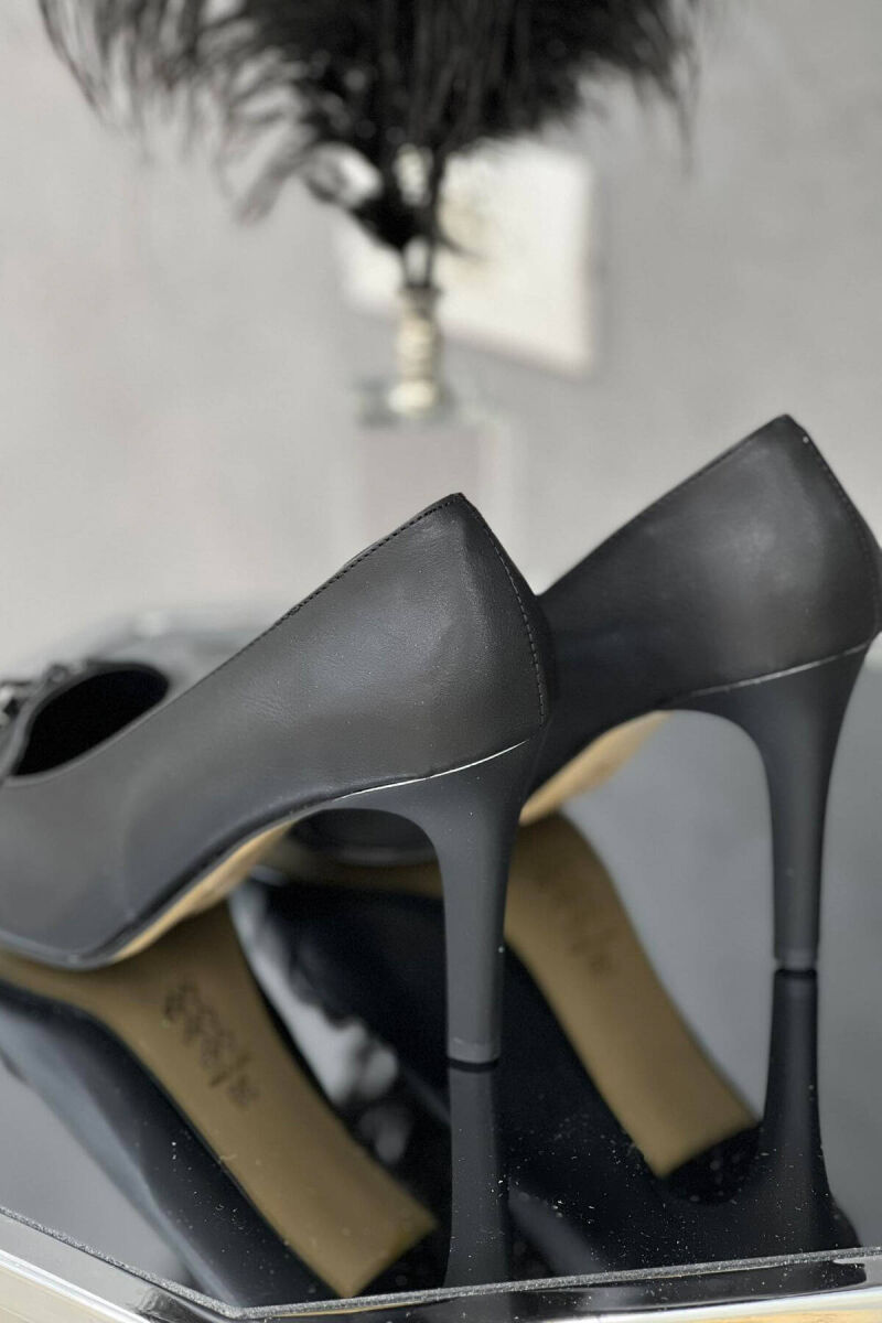 ONE COLOR SIMPLE WOMAN HEELS BLACK/ E ZEZE - 2