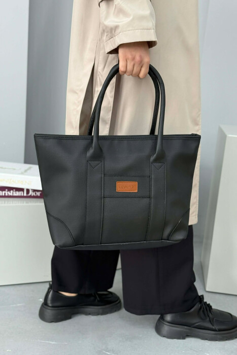 ONE COLOR SIMPLE WOMEN BAG BLACK/ E ZEZE 