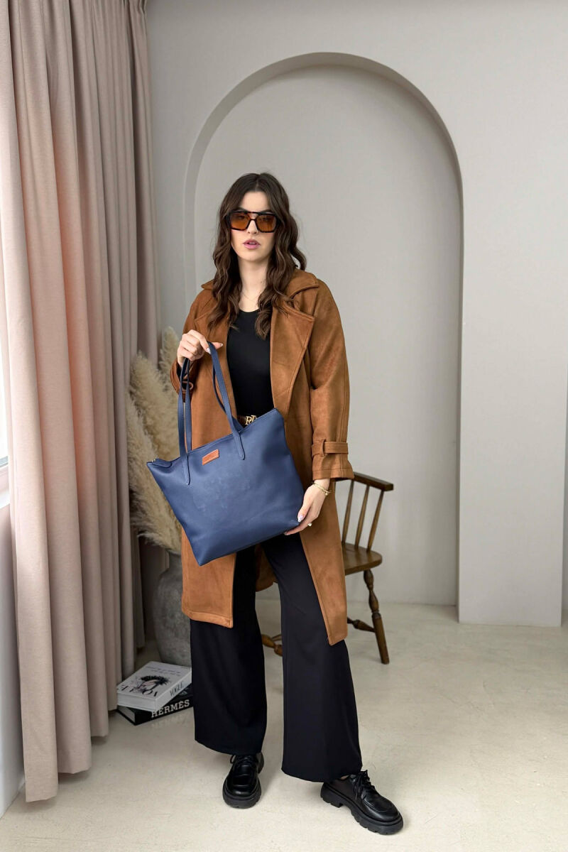 ONE COLOR SIMPLE WOMEN BAG BLUE/BLU - 2