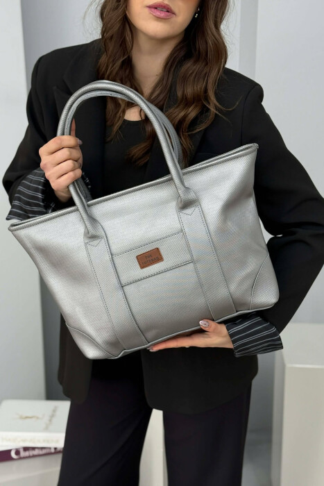 ONE COLOR SIMPLE WOMEN BAG GREY/GRI 