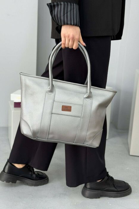 ONE COLOR SIMPLE WOMEN BAG GREY/GRI - 3