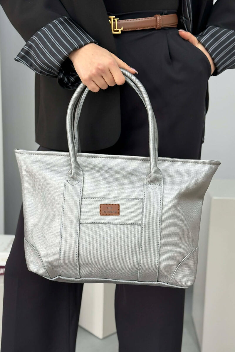 ONE COLOR SIMPLE WOMEN BAG GREY/GRI - 5