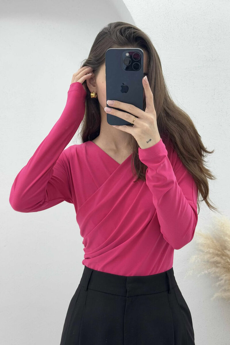 ONE COLOR SIMPLE WOMEN BODY FUCHSIA/CIKLAMI - 1