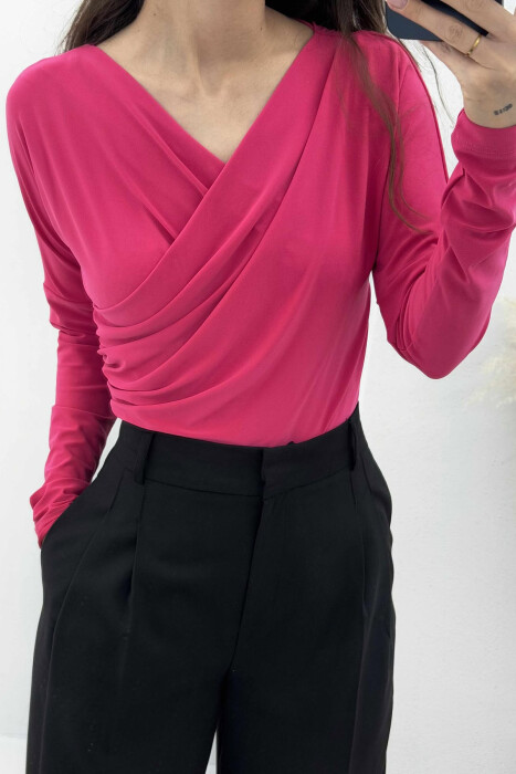 ONE COLOR SIMPLE WOMEN BODY FUCHSIA/CIKLAMI - 3