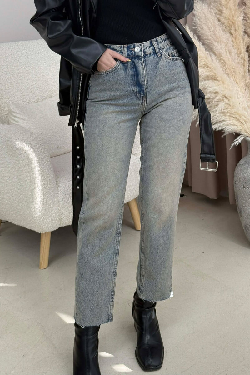 ONE COLOR SIMPLE WOMEN JEANS BEAUBLUE/BBL - 1