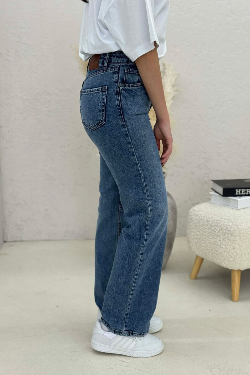 ONE COLOR SIMPLE WOMEN JEANS BLUE/BLU - 3
