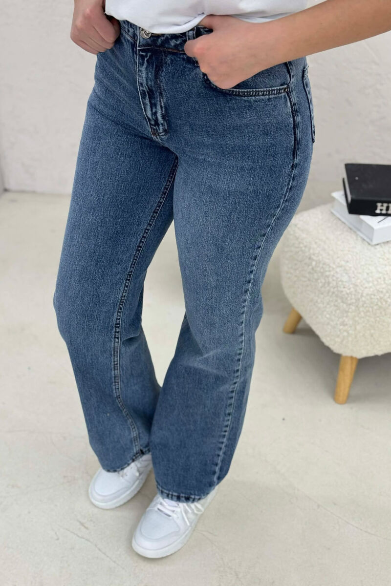 ONE COLOR SIMPLE WOMEN JEANS BLUE/BLU - 5