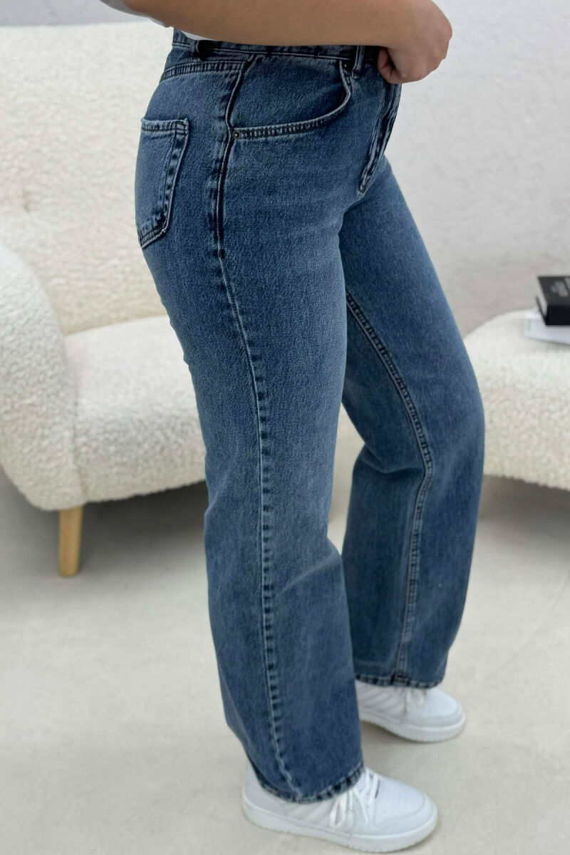 ONE COLOR SIMPLE WOMEN JEANS BLUE/BLU - 7