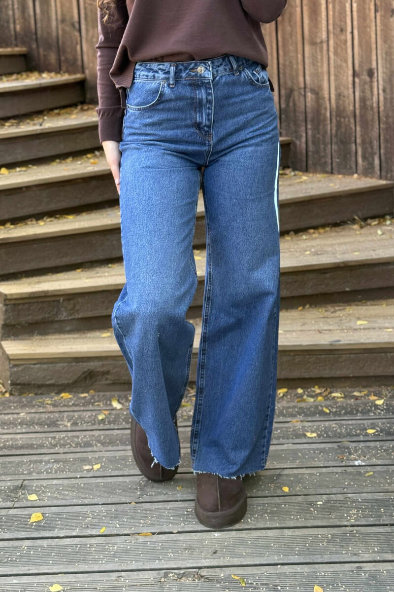 ONE COLOR SIMPLE WOMEN JEANS BLUE/BLU - 1