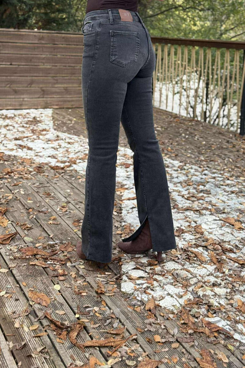 ONE COLOR SIMPLE WOMEN JEANS DARK GREY/GEE - 9