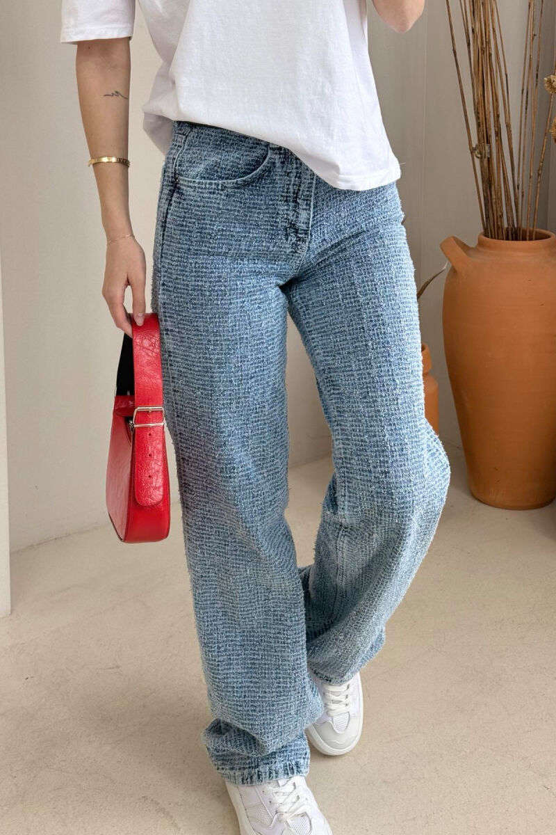 ONE COLOR SIMPLE WOMEN JEANS LIGHTBLUE/BZ - 4
