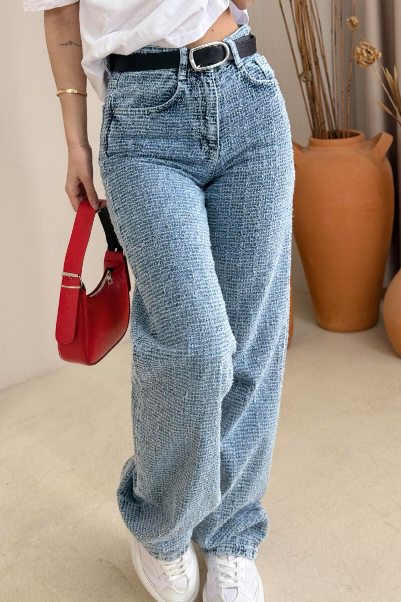 ONE COLOR SIMPLE WOMEN JEANS LIGHTBLUE/BZ - 1