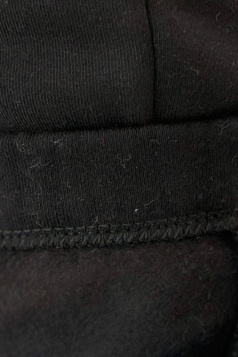 ONE COLOR SIMPLE WOMEN JOGGERS BLACK/ E ZEZE - 3