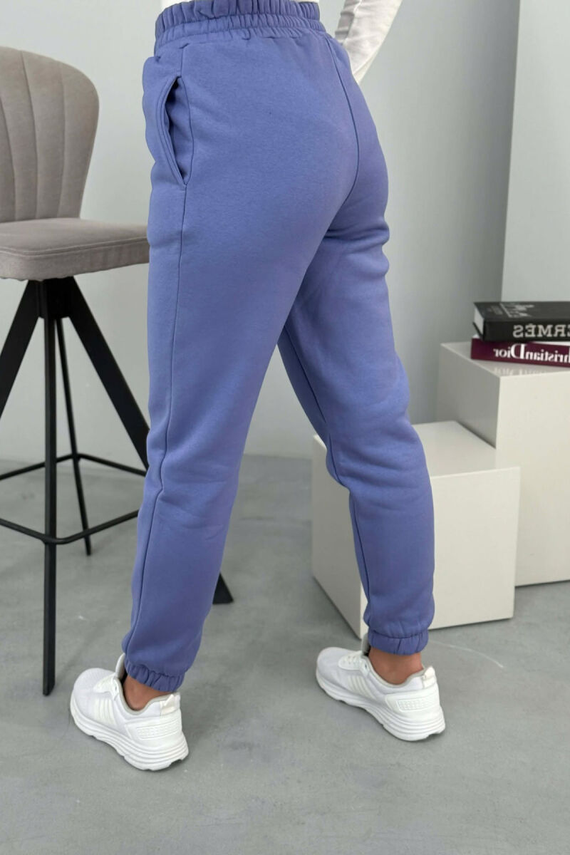 ONE COLOR SIMPLE WOMEN JOGGERS PURPLE/LEJLA - 3