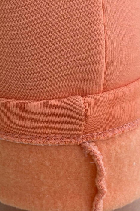 ONE COLOR SIMPLE WOMEN JOGGERS SALMON/SALMON - 2