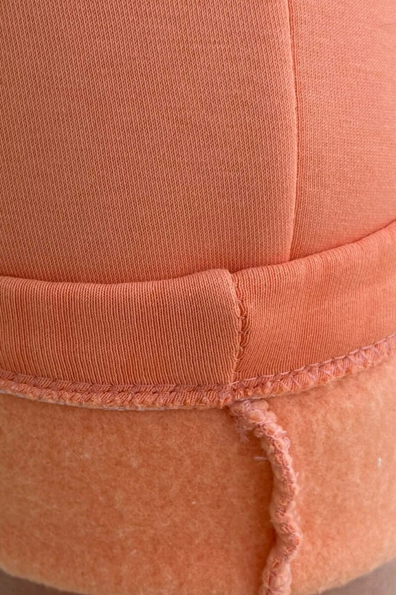 ONE COLOR SIMPLE WOMEN JOGGERS SALMON/SALMON - 2