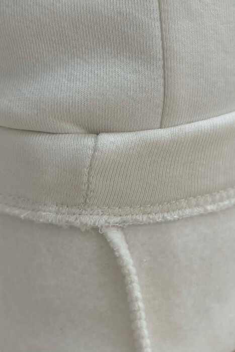 ONE COLOR SIMPLE WOMEN JOGGERS WHITE-E BARDHE - 2