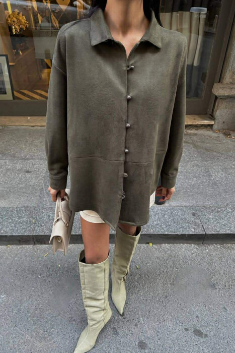 KEMISHE E THJESHTE NJE NGJYRESHE PER FEMRA NE NGJYRE JESHILE TE ERRET 