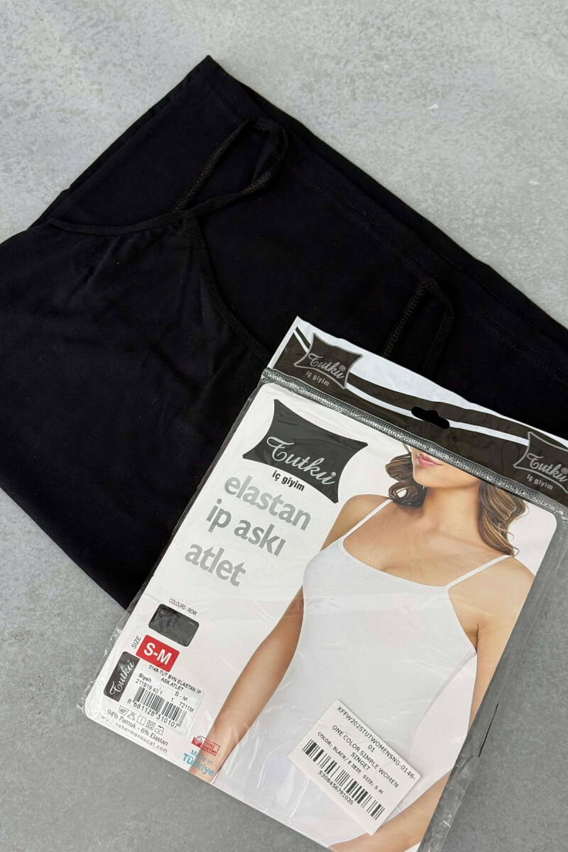 ONE COLOR SIMPLE WOMEN SINGET BLACK/ E ZEZE - 1