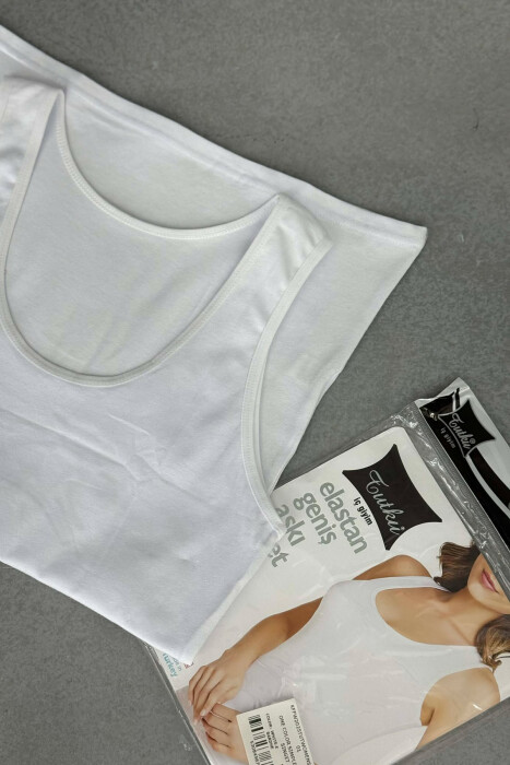 ONE COLOR SIMPLE WOMEN SINGET WHITE-E BARDHE - 