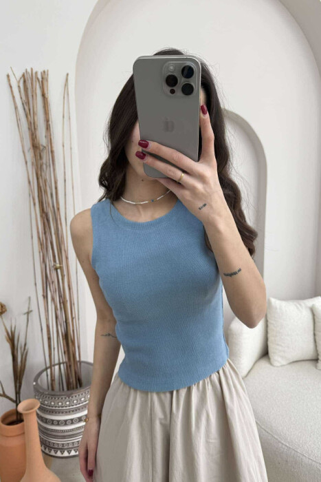 KANATJERE PËR FEMRA NË NGJYRËN BLU E CELUR - KLAUDIO FASHION