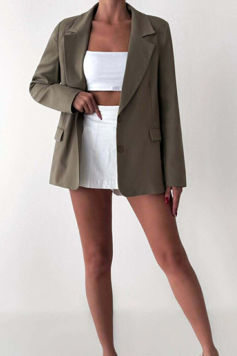 XHAKETE ME DY KOPSA PER FEMRA NE NGJYRE KAFE TE ZBARDHUR - KLAUDIO FASHION