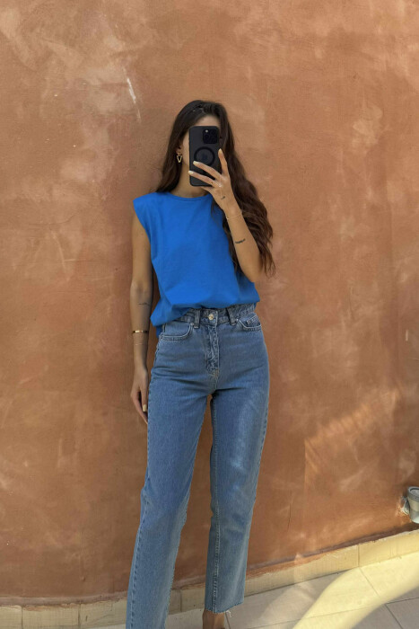 ONE COLOR WOMAN SHIRT BLUE/BLU 