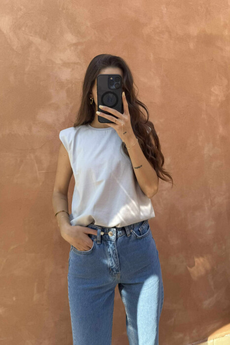 ONE COLOR WOMAN SHIRT GREY/GRI - 2